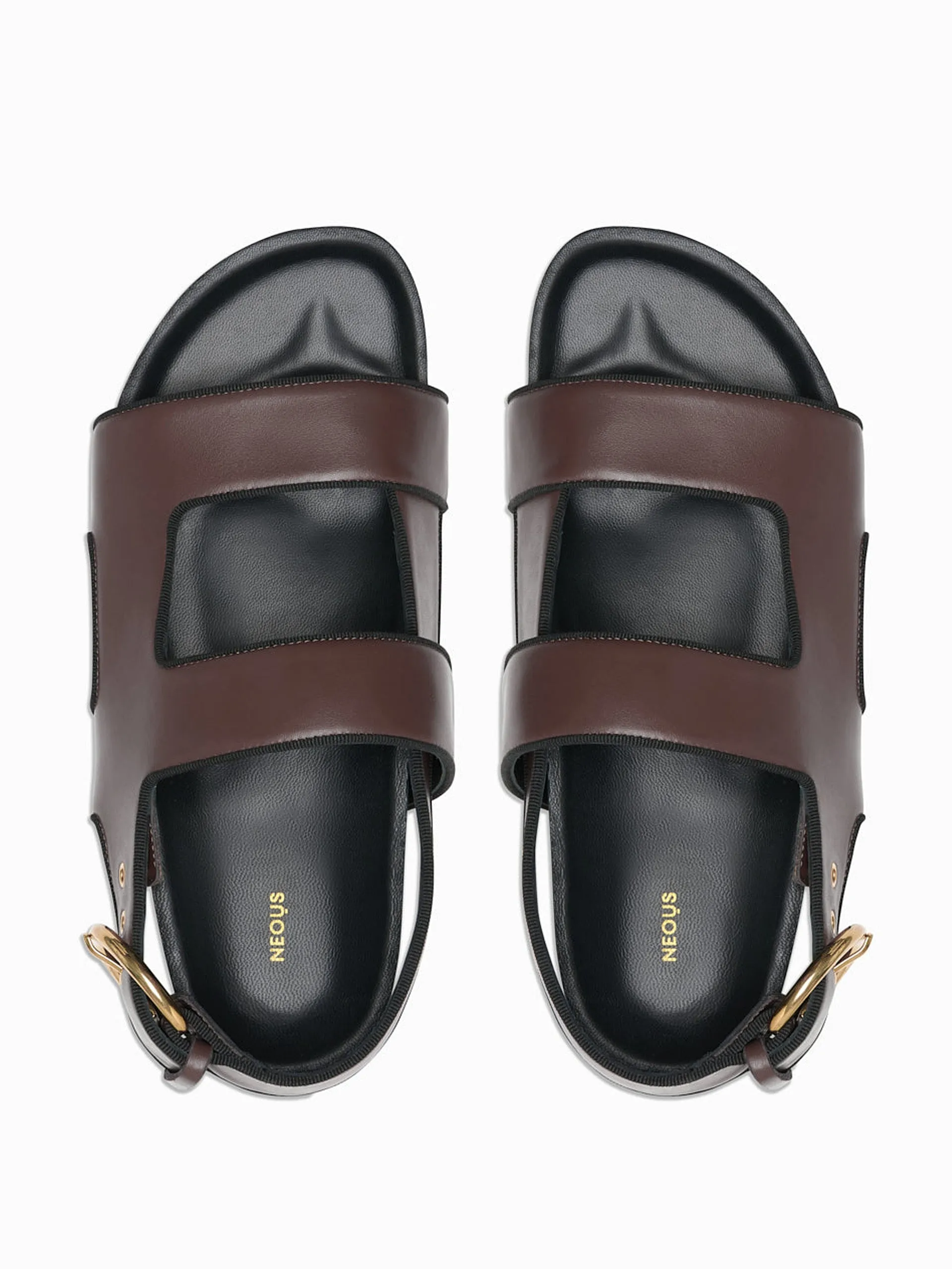 Dark chocolate Cher sandals