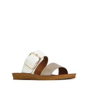 Doti Sandal in White Taupe
