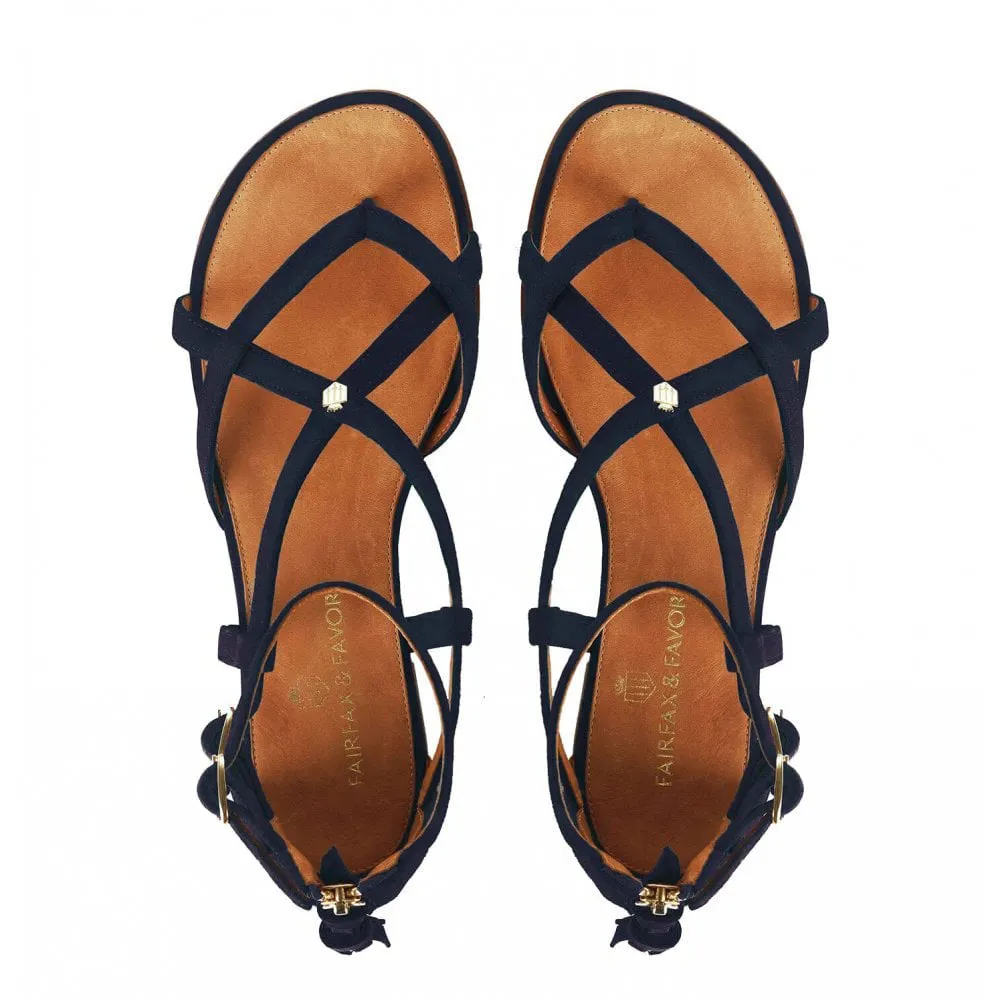 Fairfax & Favor Ladies Brancaster Suede Sandals