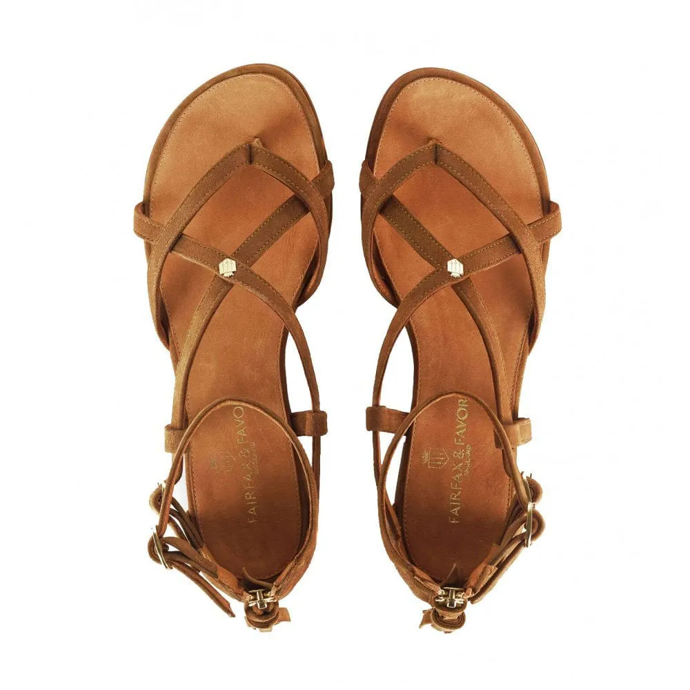 Fairfax & Favor Ladies Brancaster Suede Sandals