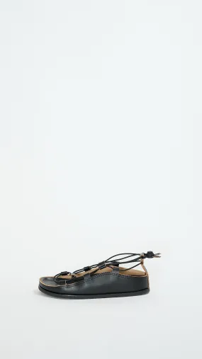 Fussbett Spartan Sandals in Black