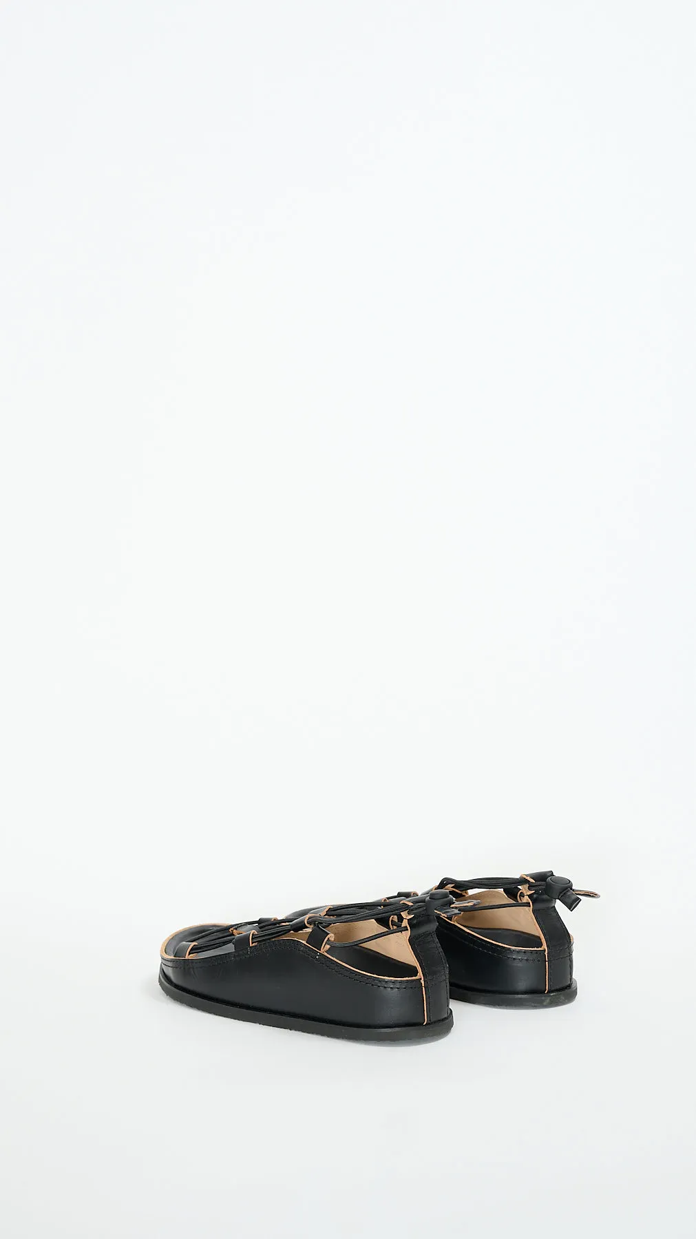 Fussbett Spartan Sandals in Black