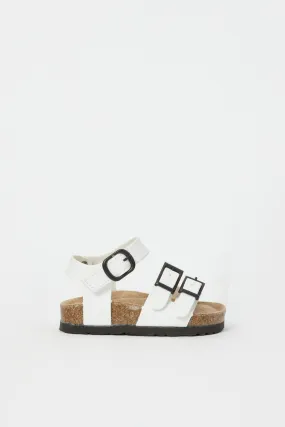 Infant Boys White Cork Sandal