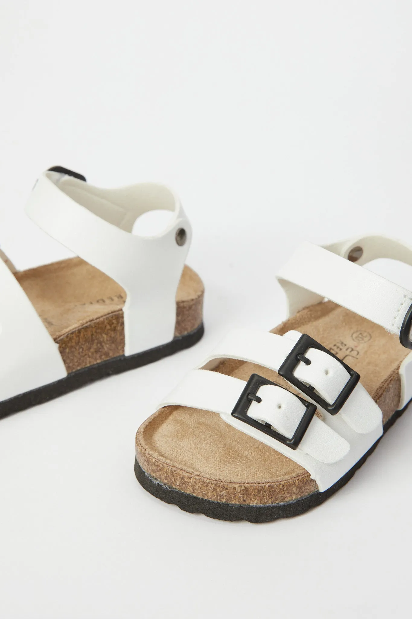 Infant Boys White Cork Sandal