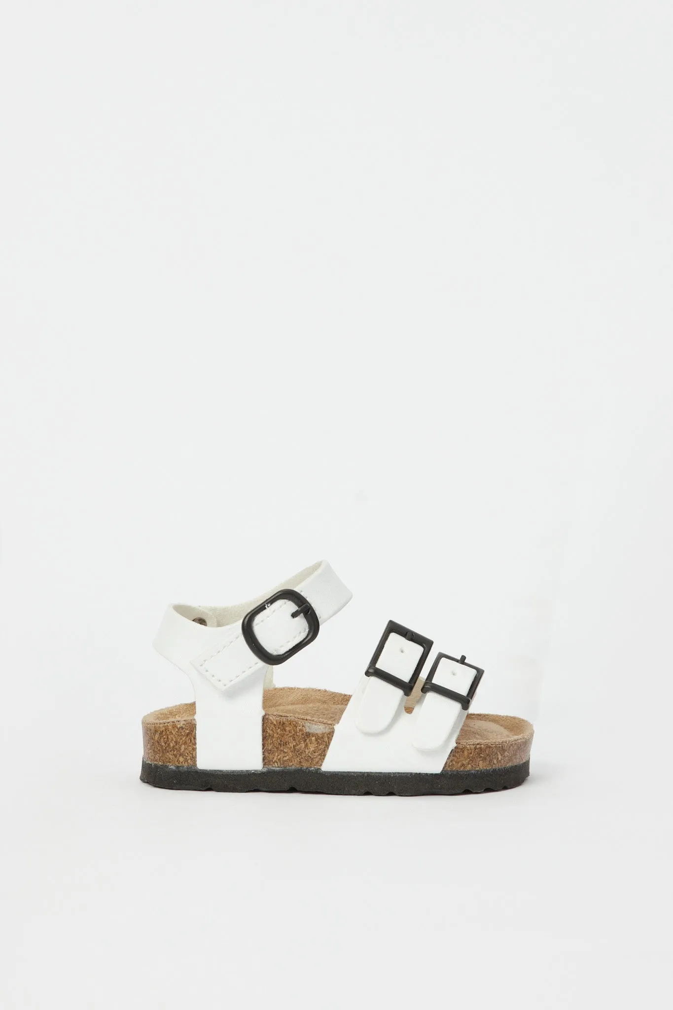 Infant Boys White Cork Sandal