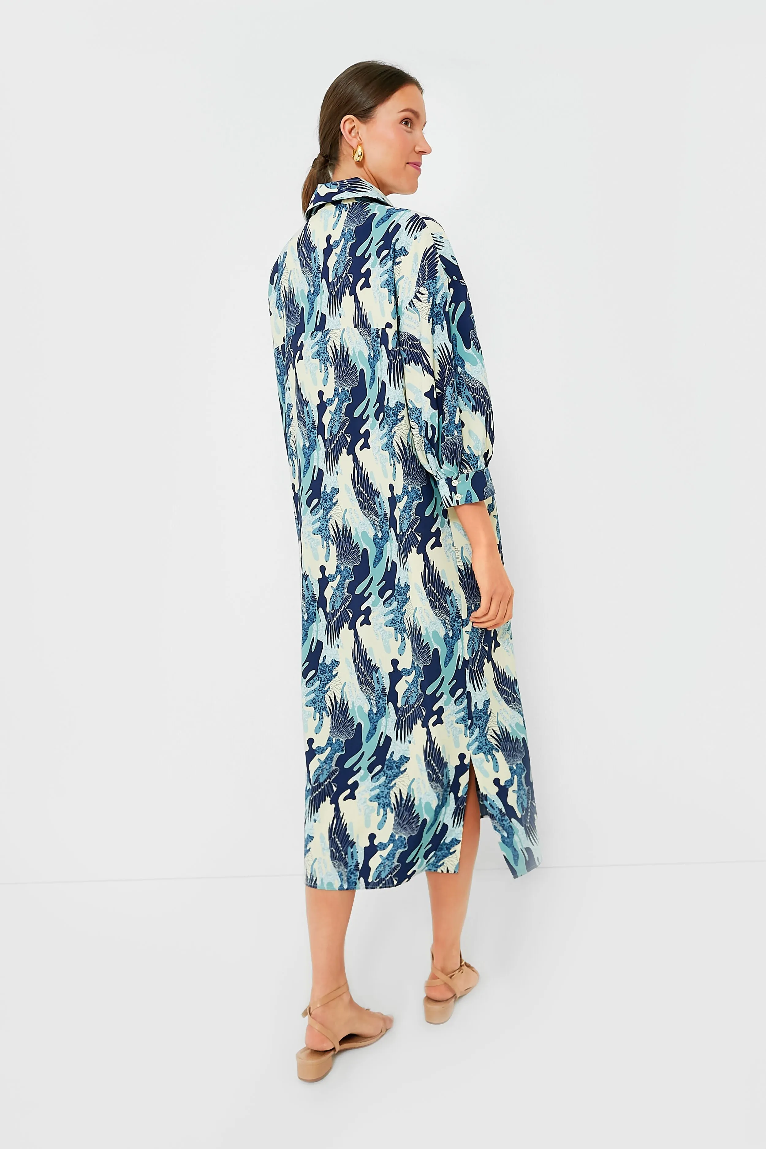 Sloane Collared Shirt Dress