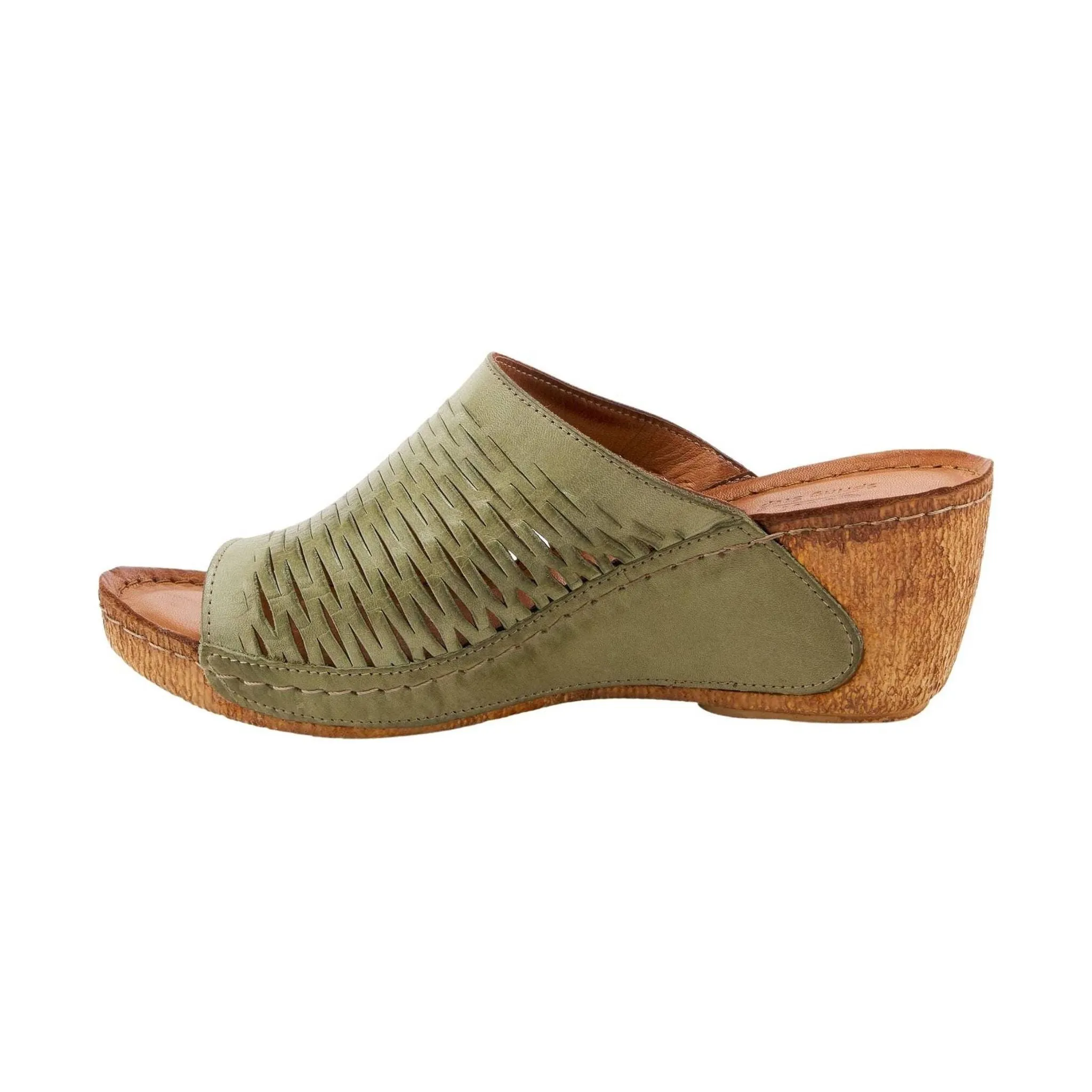 Spring Step Women's Cunacena Sandal - Olive Green