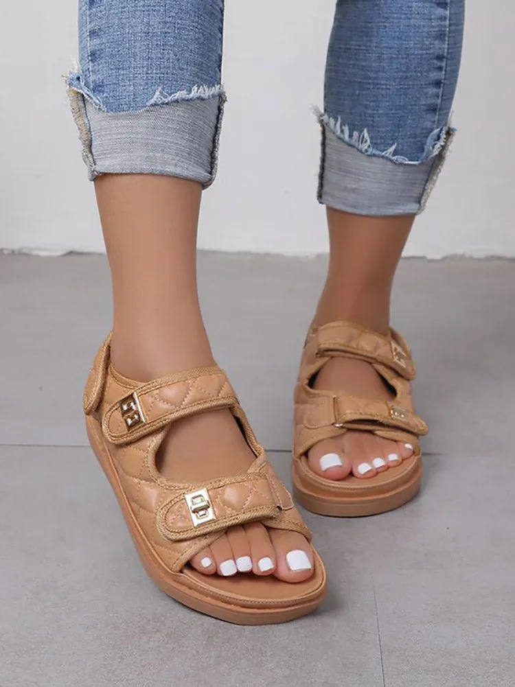 Toleet PU Double Velcro Sandals