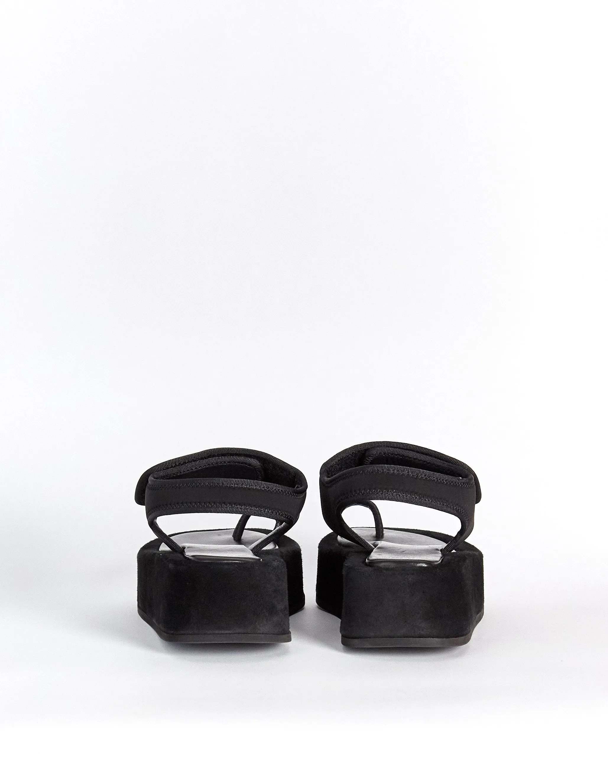 Wardrobe.nyc platform sandals, black, 40