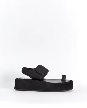 Wardrobe.nyc platform sandals, black, 40