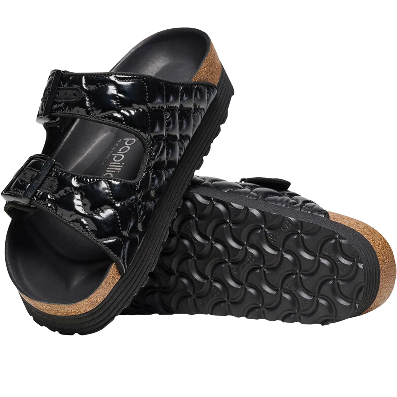 Women's Birkenstock Arizona Platform Padded Black